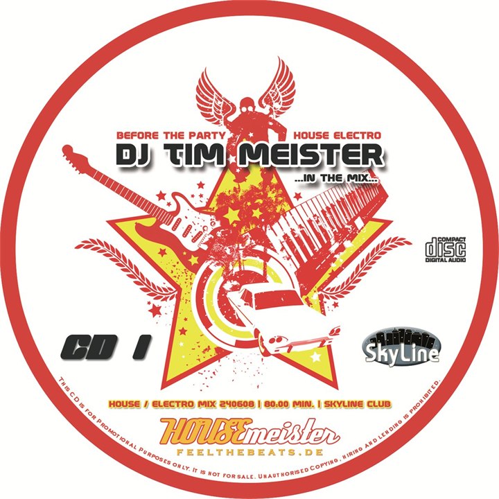 CD 1 des Housemeister Mix vom 24. Juni 2008