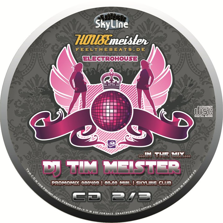 CD-Label: Housemeister Mix 080409 CUT