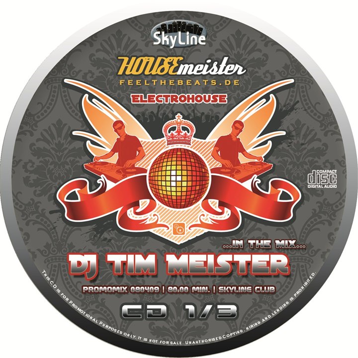 CD-Label: Housemeister Mix 080409 CUT